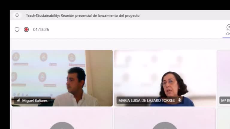 El proyecto Teach4Sustainability: kick-off meeting y workshop
