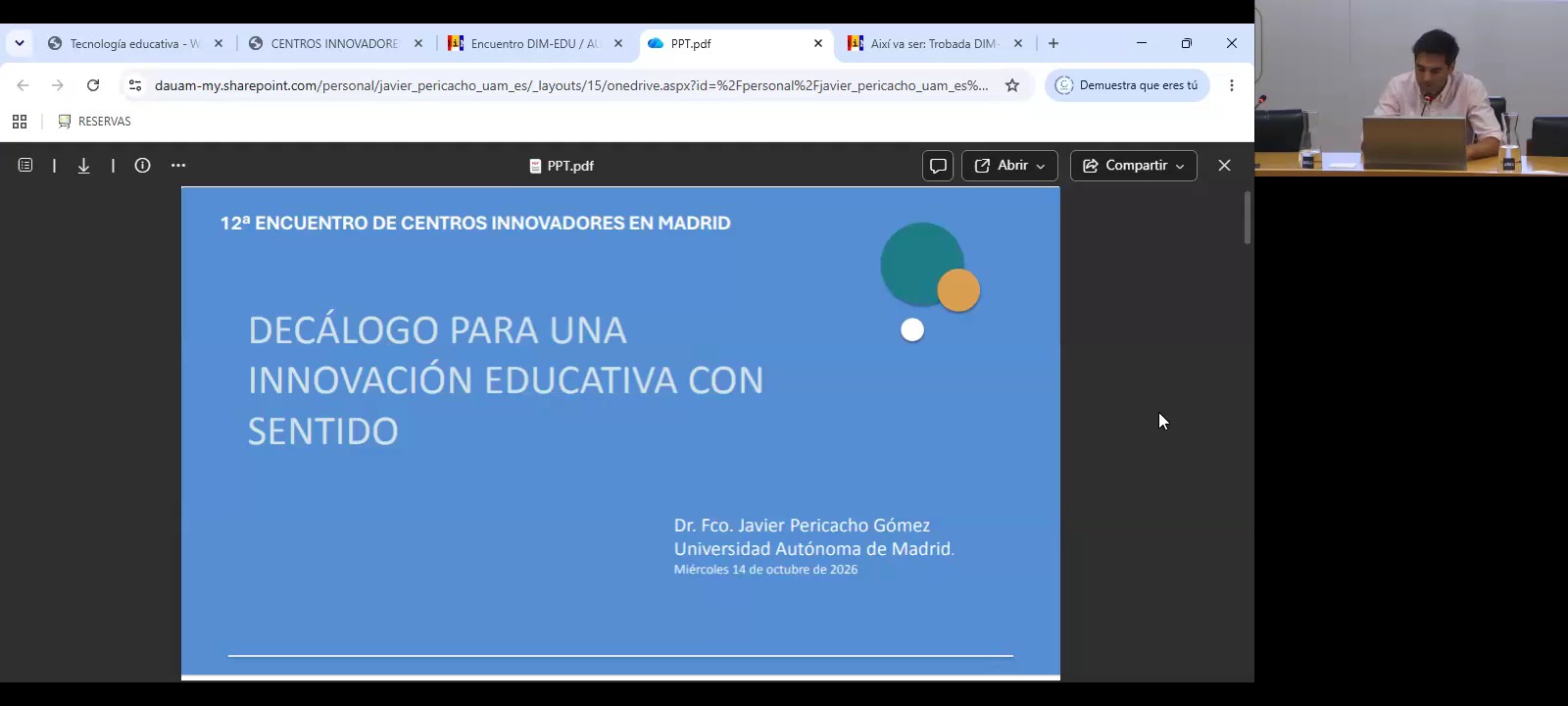Ponencia-8: Decálogo para una innovación educativa con sentido