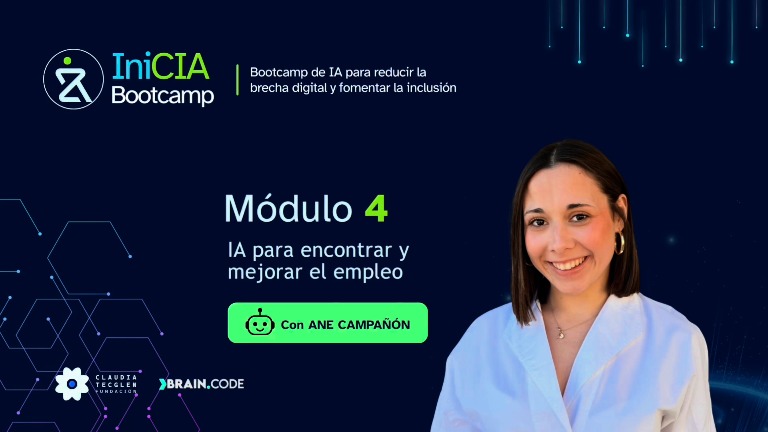 IniCIA. MÓDULO 4. IA para encontrar y mejorar el empleo