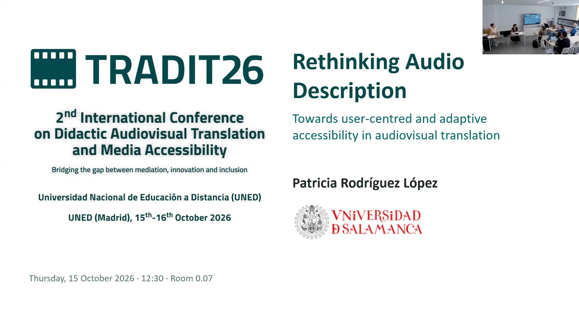 Rethinking Audio Description: Towards User-Centred and Adaptive Accessibility in Audiovisual Translation