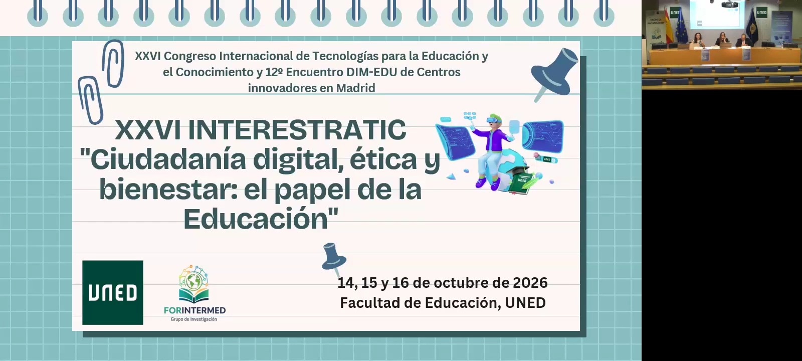Clausura del XXVI Congreso InterEstratic y Encuentro de Centros Innovadores