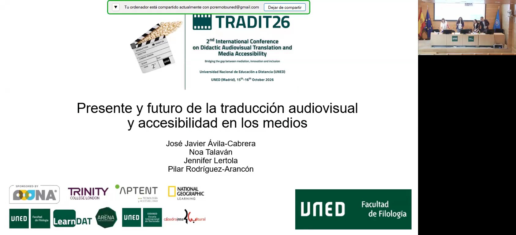 Presente y futuro de la traducción audiovisual y accesibilidad en los medios