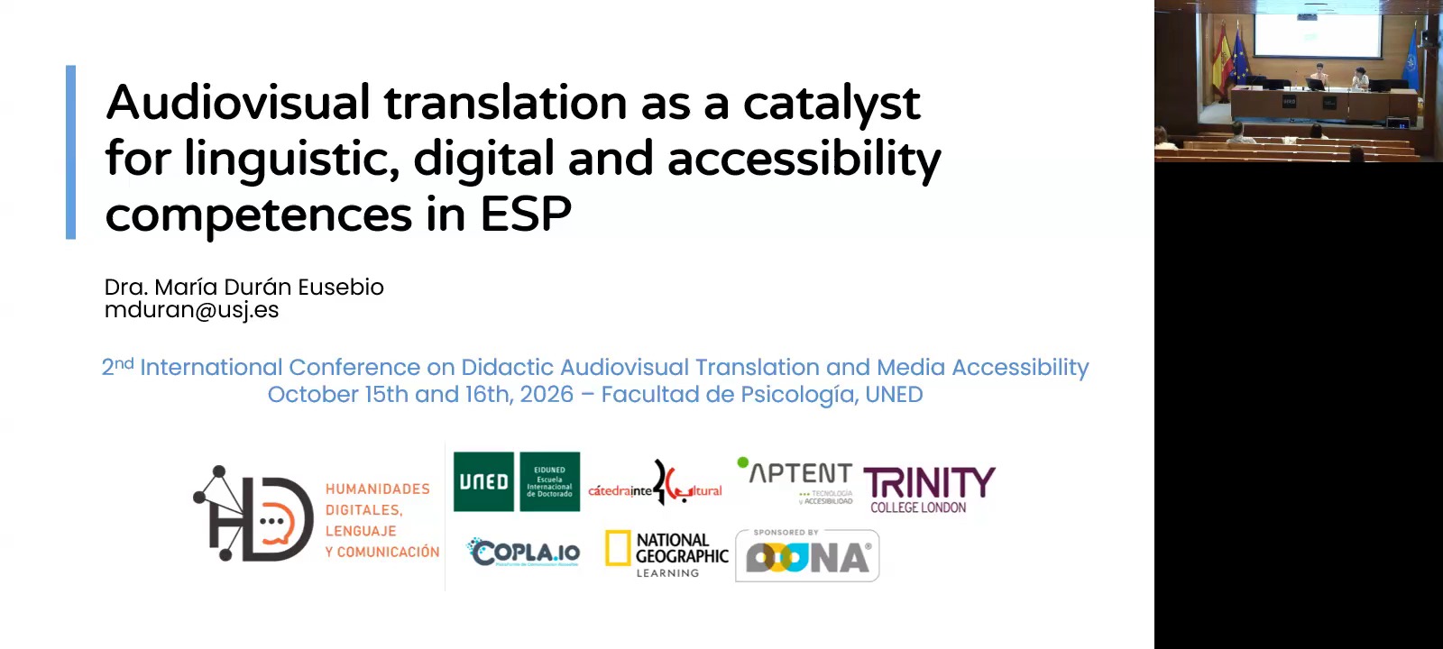 Audiovisual Translation as a Catalyst for Linguistic, Digital, and Accessibility Competences in ESP