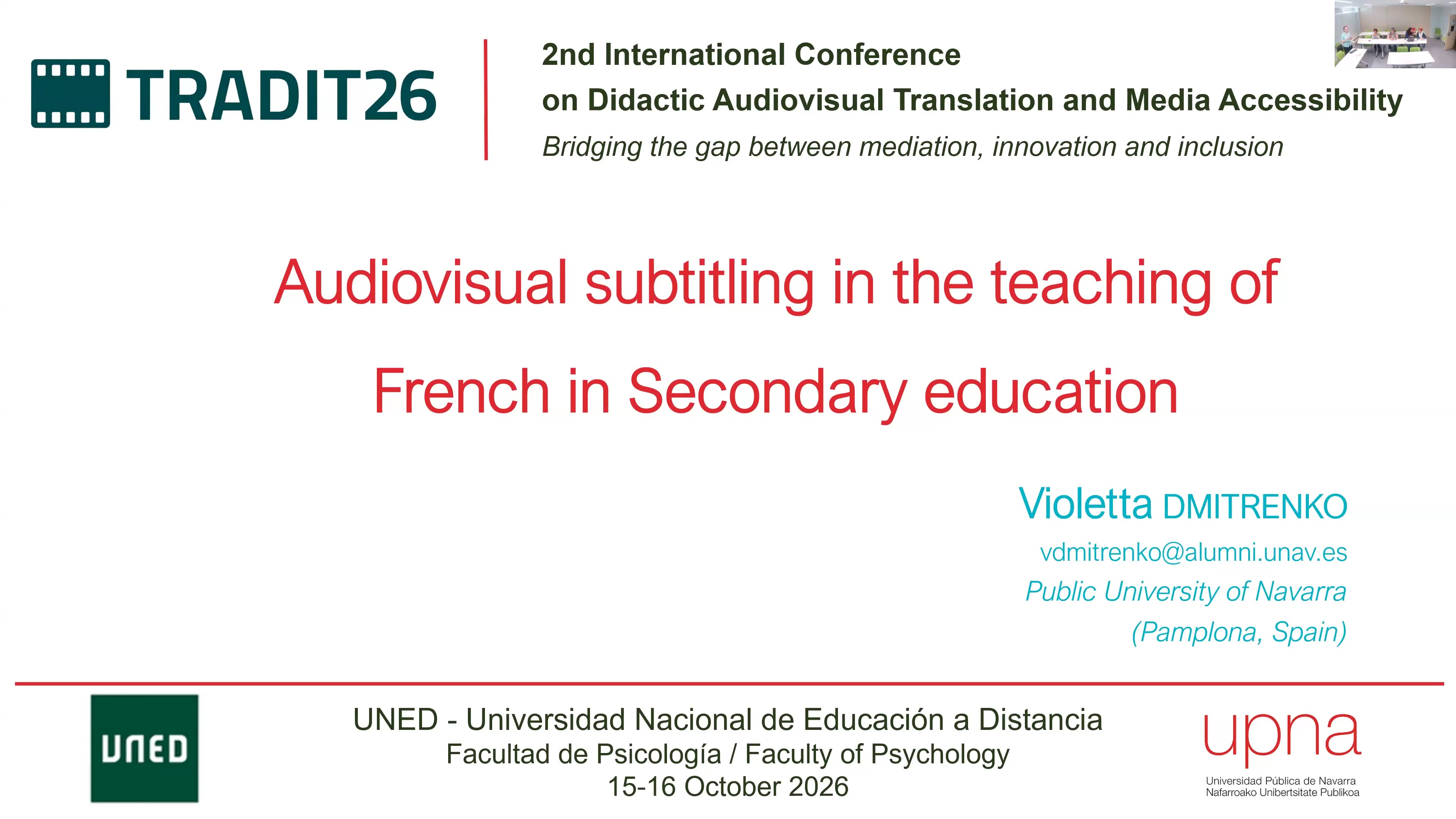 Audiovisual Subtitling in the Teaching of French in Secondary Education