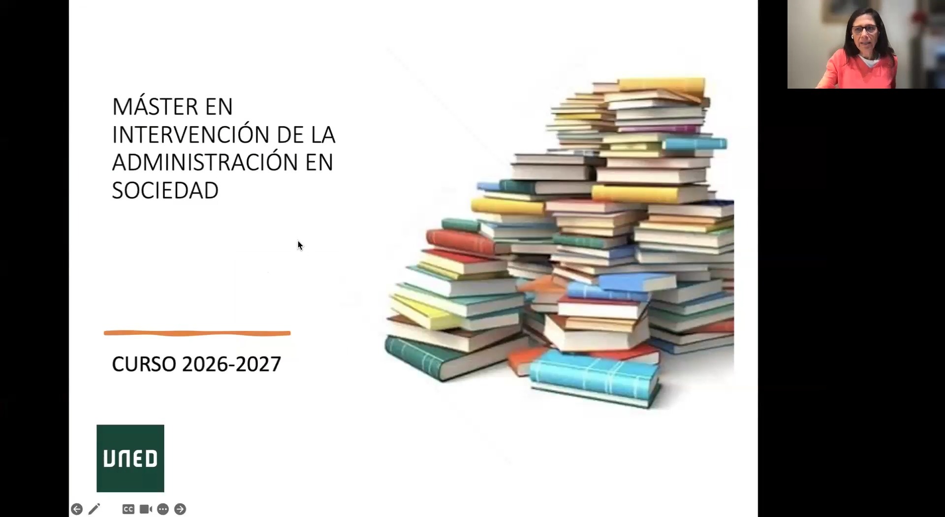 Apertura del Máster en Intervención de la Administración en la Sociedad y presentación de las asignaturas del primer cuatrimestre