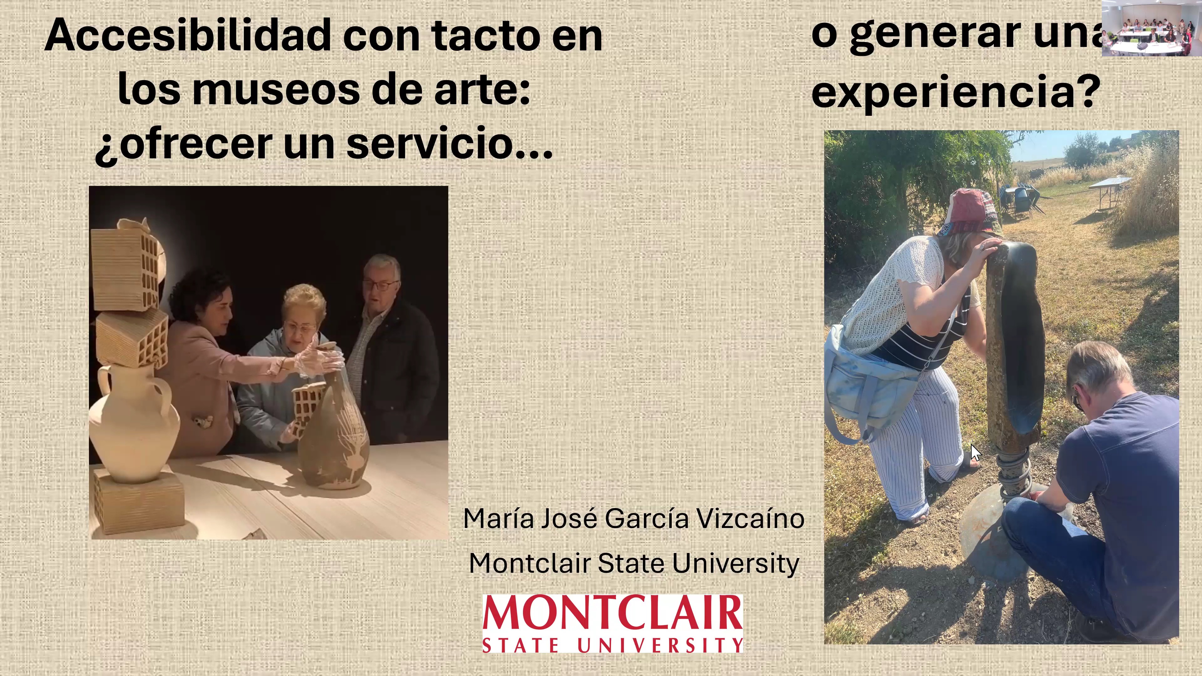 Accesibilidad con tacto en los museos de arte: ¿ofrecer un servicio o generar una experiencia?