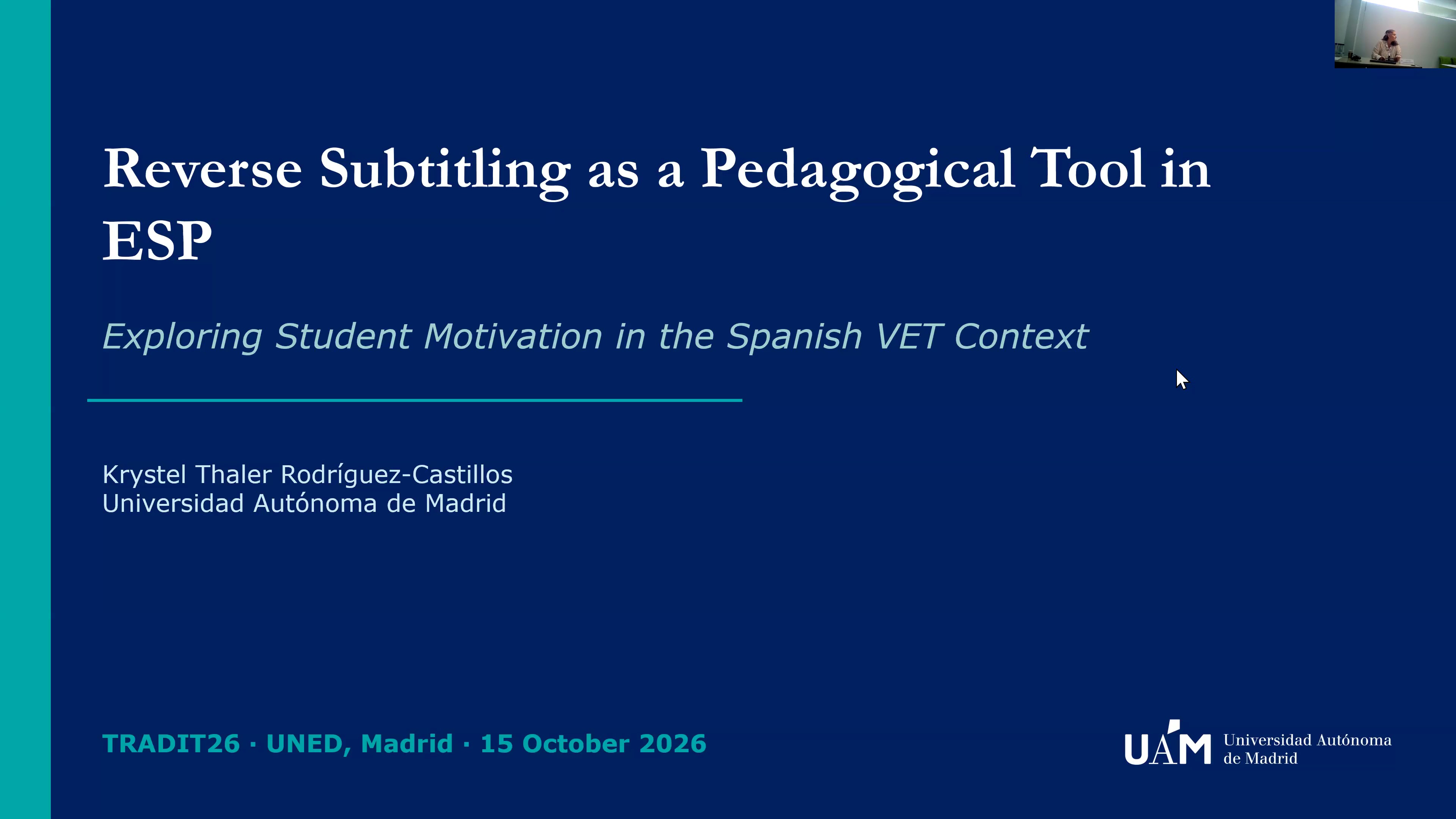 Reverse Subtitling as a Pedagogical Tool in ESP: Exploring Student Motivation in Spanish VET