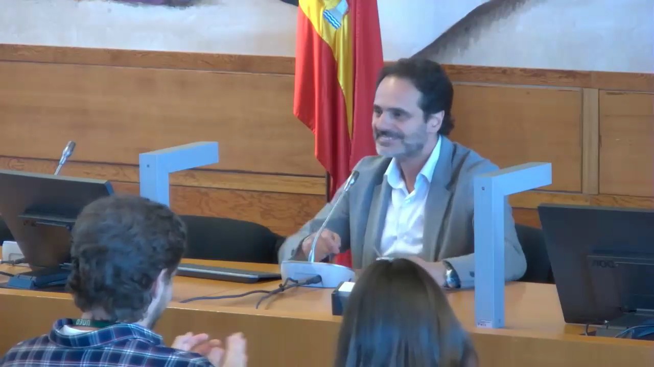 Encuentro del candidato a rector Miguel Miguens con estudiantes predoctorales y posdoctorales