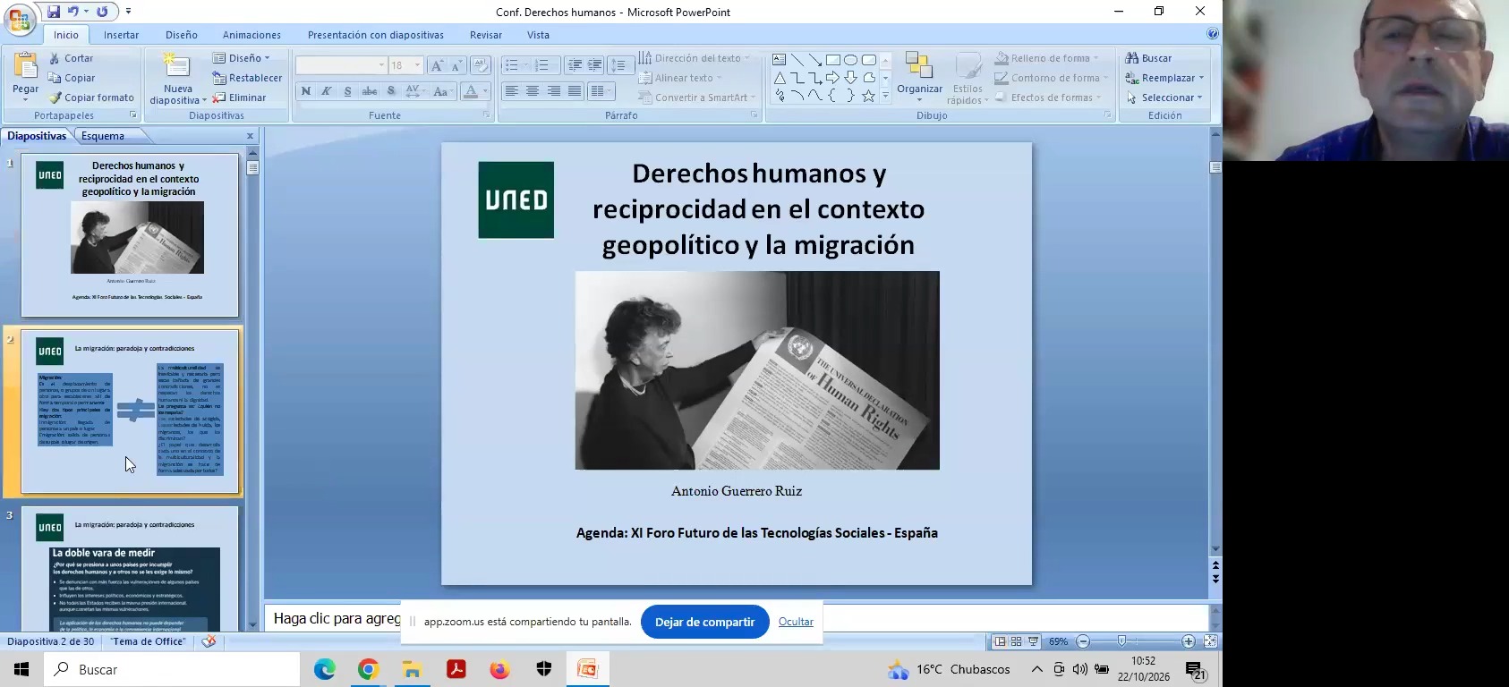 Derechos humanos y reciprocidad en el contexto geopolítico